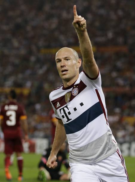 L&#39;olandese Arjen Robben, Bayern Monaco. Ap
